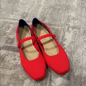 Rothys Red Mary Jane - size 10